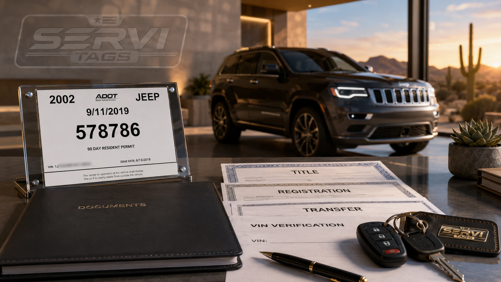 Título, transferencia y registro vehicular en Arizona