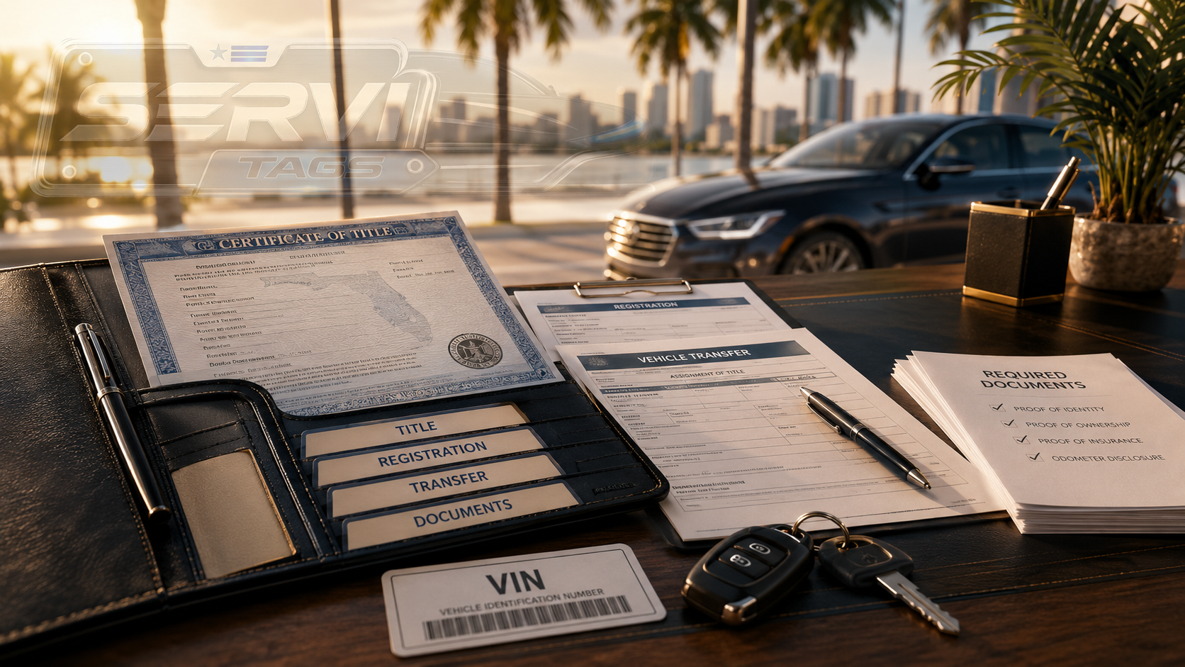 Título, transferencia y registro vehicular en Florida