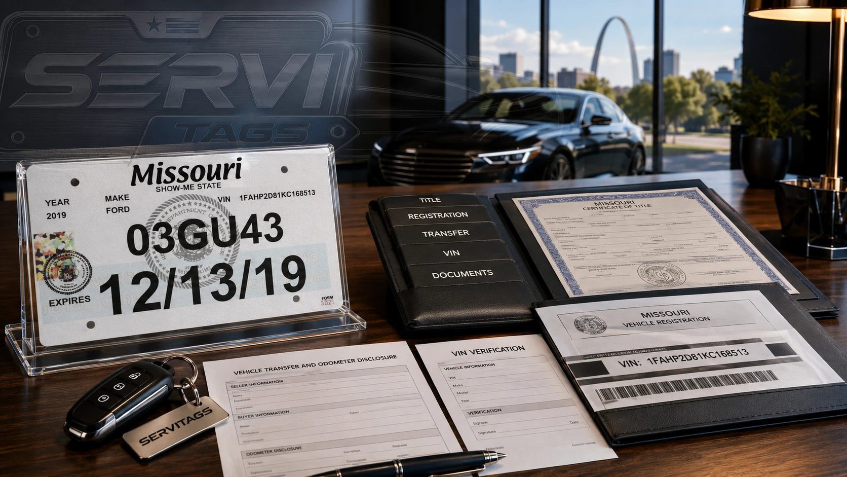 Título, transferencia y registro vehicular en Missouri