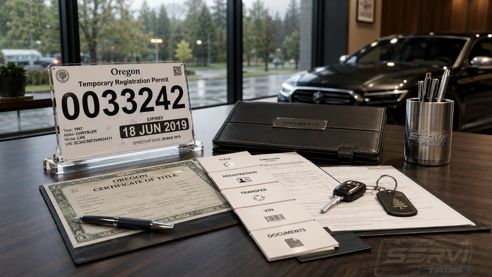 Título, transferencia y registro vehicular en Oregon